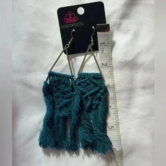 Macrame Earrings - Picture 4 of 5